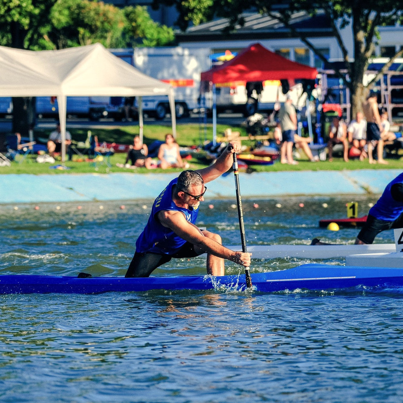 Canoe C1 racing in germany